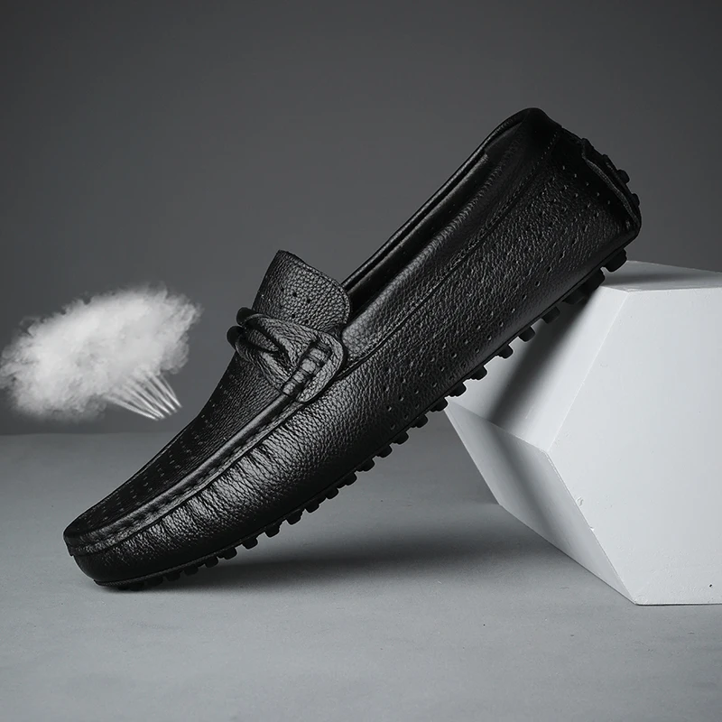 Men Genuine Leather Casual Comfortable High Quality Shoes Loafers Sneakers Fashion Handmade Retro Leisure Loafers Shoes men 
Men Genuine Leather Casual Comfortable High Quality Shoes Loafers Sneakers Fashion Handmade Retro Leisure Loafers Shoes men