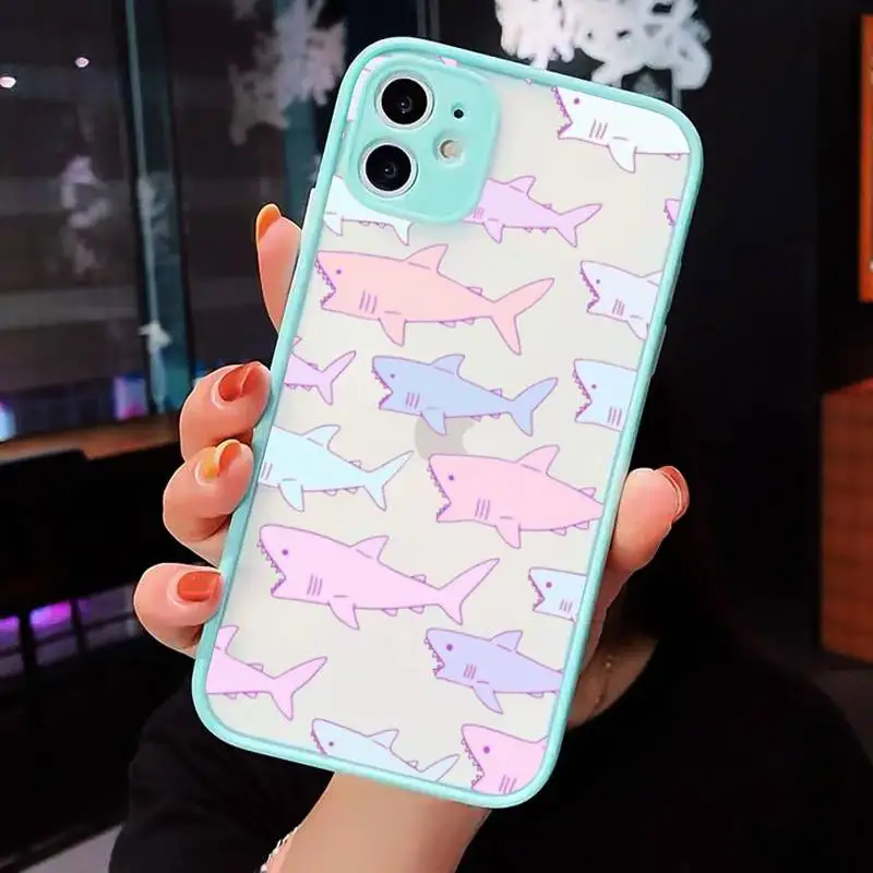 shark Phone Cases matte transparent For blue iPhone 7 8 x xs xr 11 12 pro plus max mini Clear Funda
shark Phone Cases matte transparent For blue iPhone 7 8 x xs xr 11 12 pro plus max mini Clear Funda