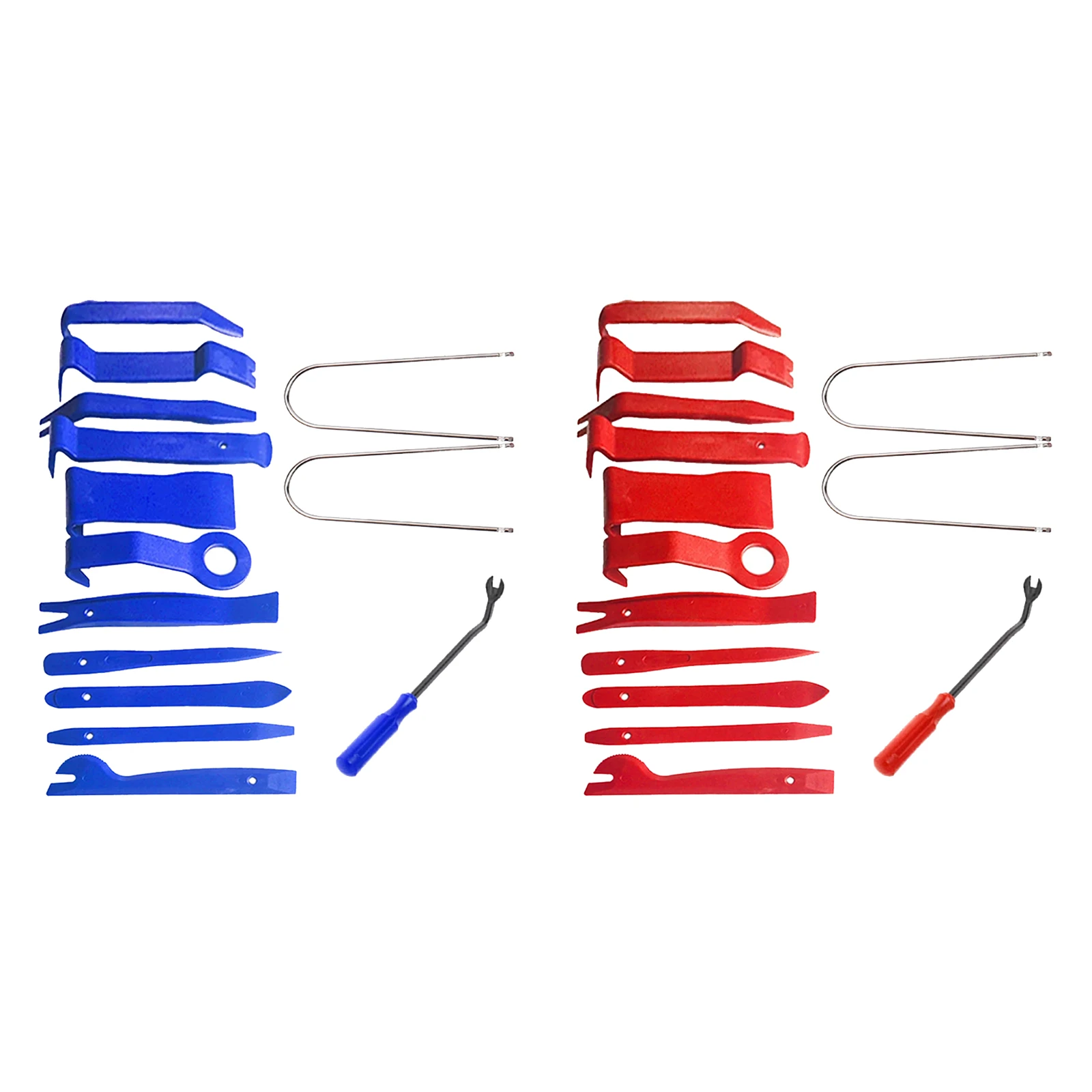 Set of 14 Different Types Car Trim Removal Tool Kit Set Non Marring and No Scratch for Molding Wheel Hubs Stereo Systems
Set of 14 Different Types Car Trim Removal Tool Kit Set Non Marring and No Scratch for Molding Wheel Hubs Stereo Systems