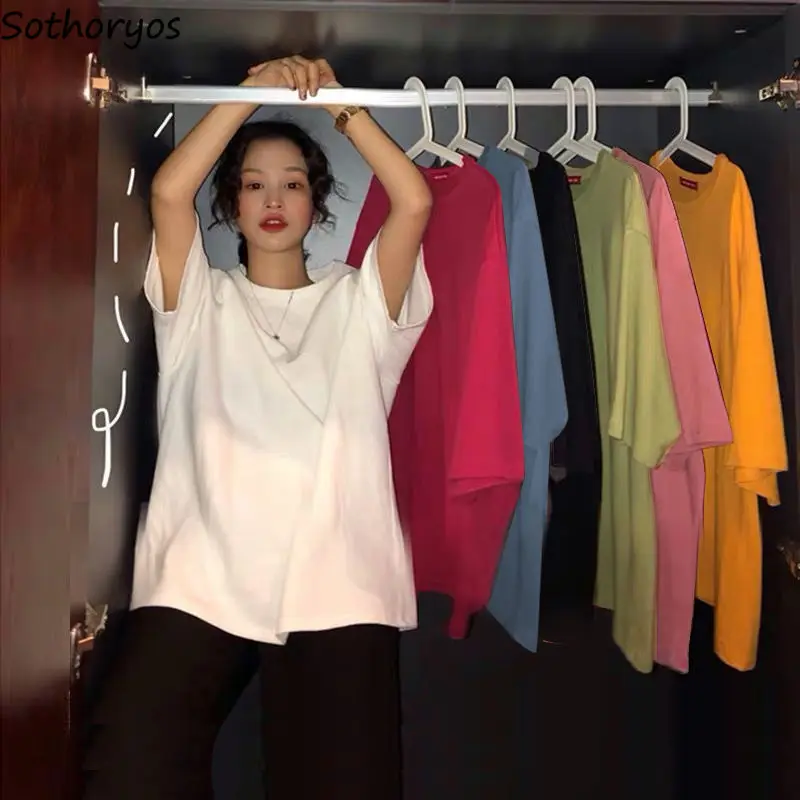 Женские топы для сна, однотонные, свободные, с рукавом до локтя, простые женские повседневные футболки, подходящие ко всему домашние футболк...
Женские топы для сна, однотонные, свободные, с рукавом до локтя, простые женские повседневные футболки, подходящие ко всему домашние футболк...