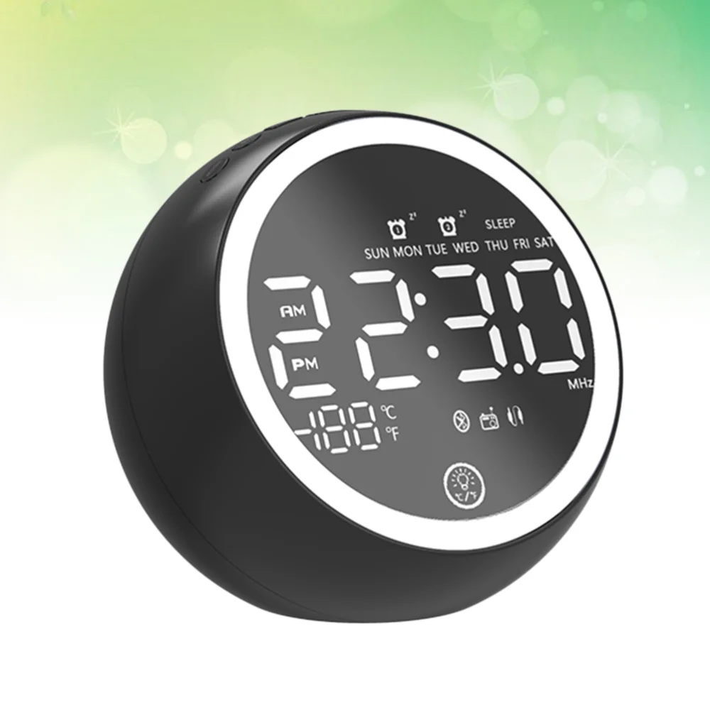 LED Wireless Alarm Clock Multi-function Speaker Portable Radio Speaker with Night Light US Plug (White)
LED Wireless Alarm Clock Multi-function Speaker Portable Radio Speaker with Night Light US Plug (White)