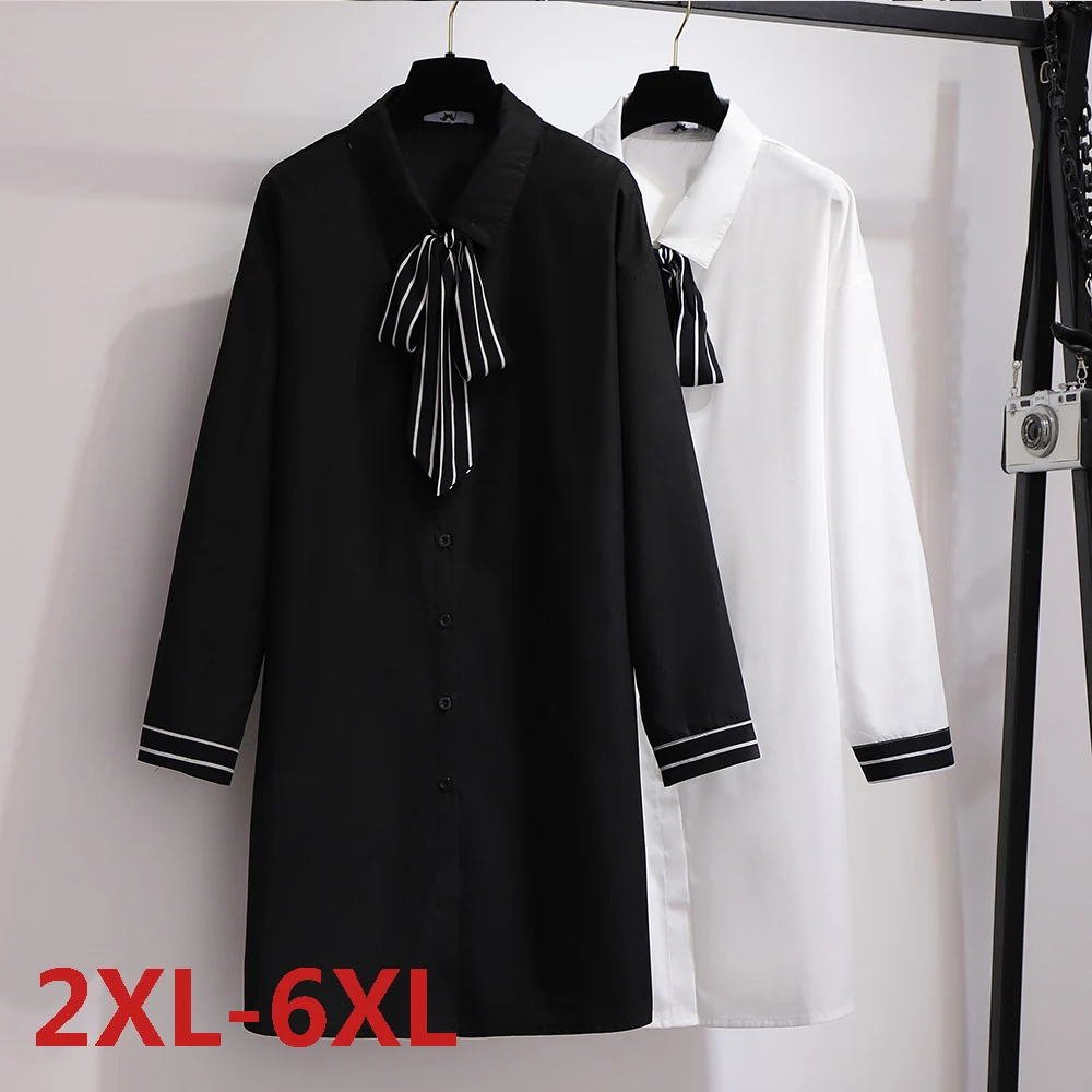 Женское шифоновое платье-футболка с бантом на воротнике, Повседневная Свободная однотонная черная футболка с длинным рукавом, большие разм...
Женское шифоновое платье-футболка с бантом на воротнике, Повседневная Свободная однотонная черная футболка с длинным рукавом, большие разм...