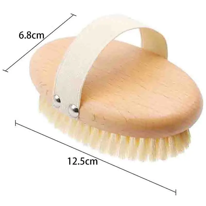 Exfoliating Brush with Natural Boar Bristles,Dry Brushing Body Brush, Shower Brush for Remove Dead Skin, Slows Aging
Exfoliating Brush with Natural Boar Bristles,Dry Brushing Body Brush, Shower Brush for Remove Dead Skin, Slows Aging