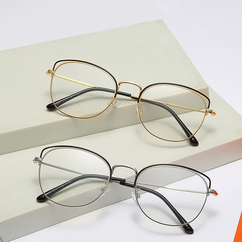 Newly Blue Light Blocking Discoloration Glasses For Unisex Anti Eye Strain Fashion Metal Frame Glasses For Reading Play Computer 
Newly Blue Light Blocking Discoloration Glasses For Unisex Anti Eye Strain Fashion Metal Frame Glasses For Reading Play Computer