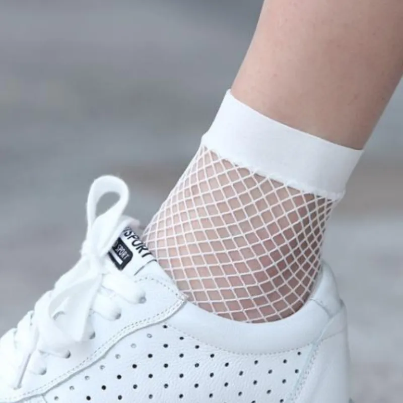 New White Hollow Sock Women Ruffle Fishnet Ankle High Socks Mesh Lace Fish Net Short Socks Hot
New White Hollow Sock Women Ruffle Fishnet Ankle High Socks Mesh Lace Fish Net Short Socks Hot
