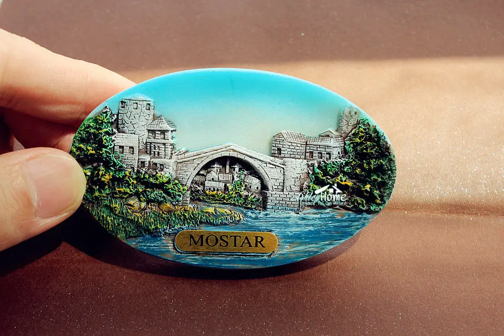 Bosnia and Herzegovina Mostar Tourist Travel Gift Souvenir 3D Resin Refrigerator Fridge Magnet Home Kitchen Decor
Bosnia and Herzegovina Mostar Tourist Travel Gift Souvenir 3D Resin Refrigerator Fridge Magnet Home Kitchen Decor