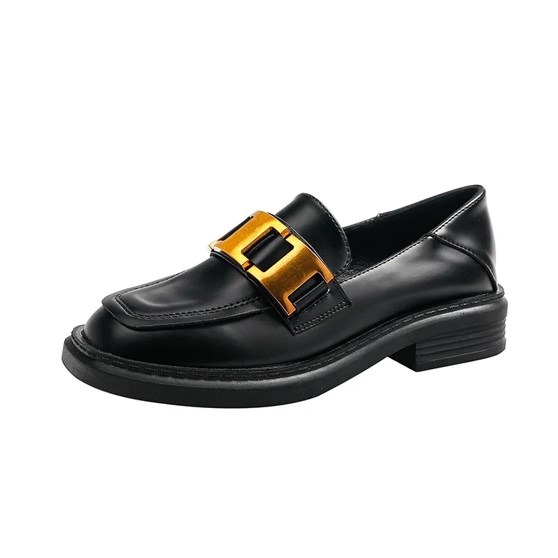 Preppy Girls Metal Buckle Oxford Shoes Women Slip On Flats Moccasins Square Toe Low Heels Brogue Shoes Loafers Plus Size 34-43
Preppy Girls Metal Buckle Oxford Shoes Women Slip On Flats Moccasins Square Toe Low Heels Brogue Shoes Loafers Plus Size 34-43