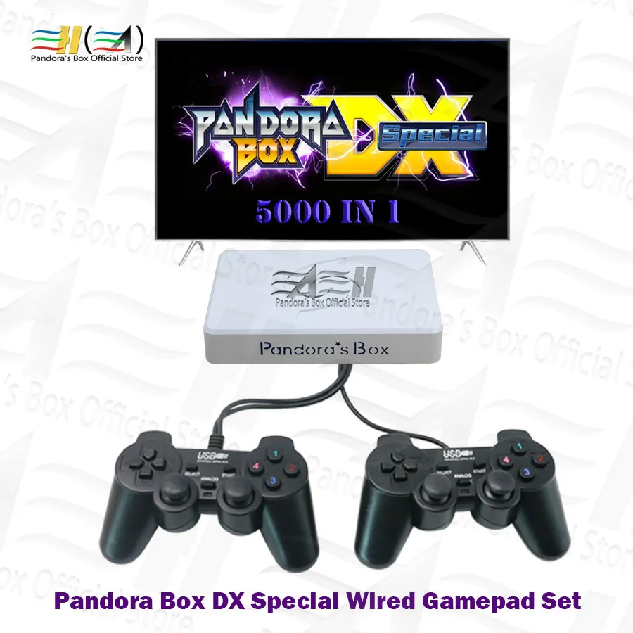 Pandora Box DX Special Version Gamepad Set 5000 in 1 Wired Wireless Joypad Set Save game High score 3D Tekken Killer instinct
Pandora Box DX Special Version Gamepad Set 5000 in 1 Wired Wireless Joypad Set Save game High score 3D Tekken Killer instinct