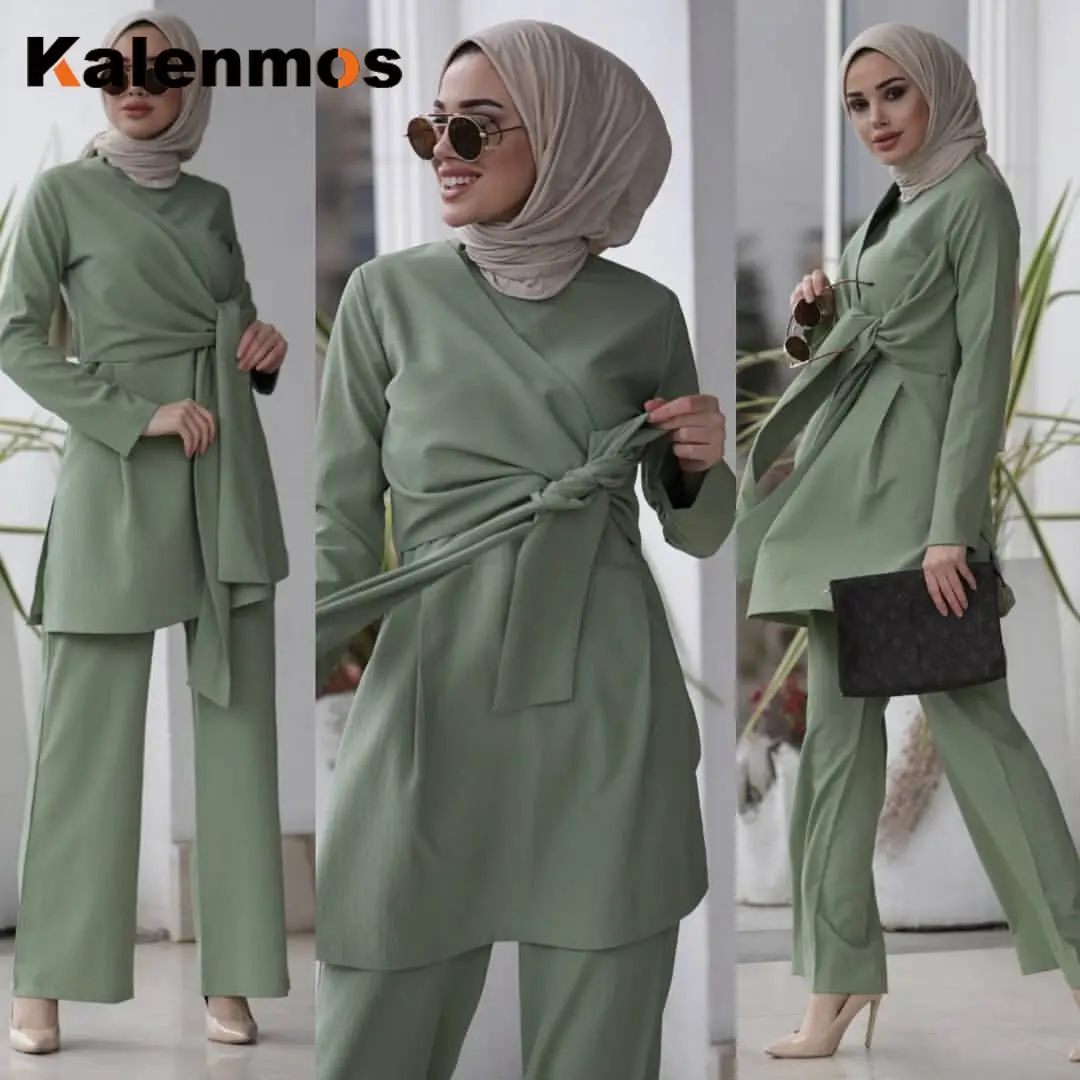 Muslim Eid Two Piece Sets Women Abaya Turkey Hijab Dress Caftan Moroccan Kaftan Islam Clothing Abayas Musulman Ensembles Ramadan
Muslim Eid Two Piece Sets Women Abaya Turkey Hijab Dress Caftan Moroccan Kaftan Islam Clothing Abayas Musulman Ensembles Ramadan