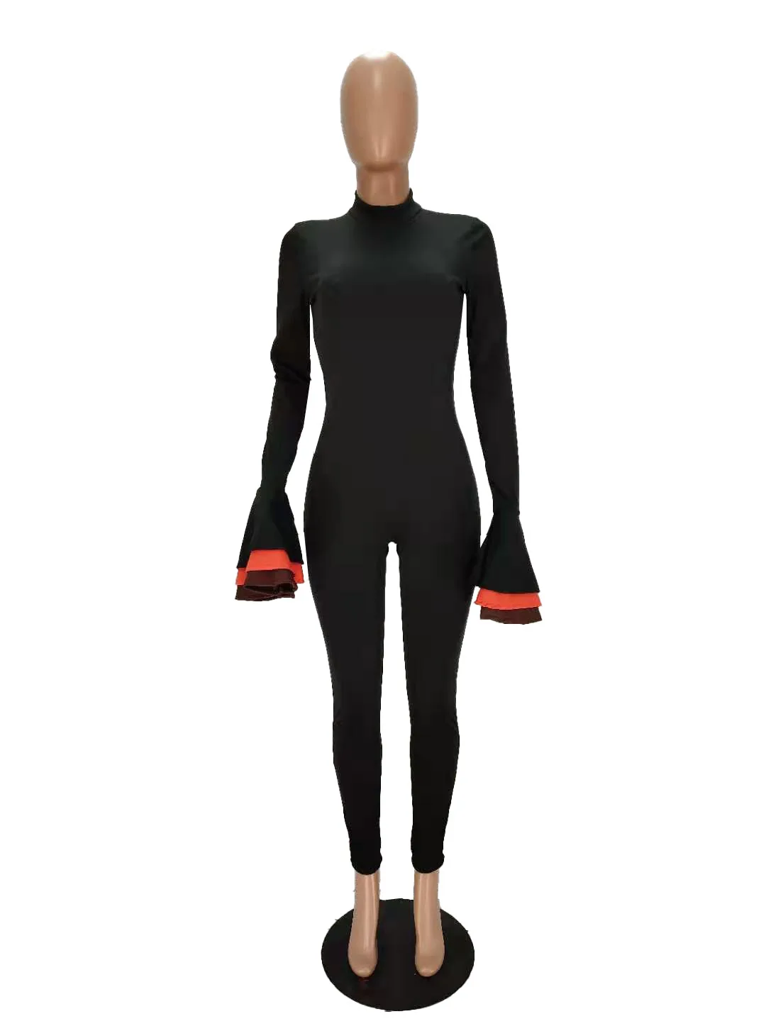 HAOOHU Women Flare Long Sleeve Jumpsuit high collar Women Sexy Club Bodycon Rompers One Piece Overalls
HAOOHU Women Flare Long Sleeve Jumpsuit high collar Women Sexy Club Bodycon Rompers One Piece Overalls