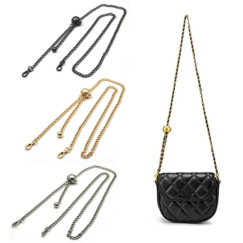 130cm Adjustable Gold Bead Ball Bag Chain Accessories For Handbags Messenger Bag with Bag Chain Metal Shoulder Strap For Bag Hot
130cm Adjustable Gold Bead Ball Bag Chain Accessories For Handbags Messenger Bag with Bag Chain Metal Shoulder Strap For Bag Hot