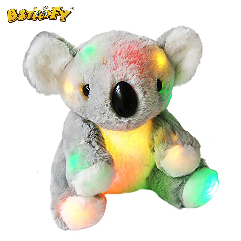 Bstaofy Light Up Gray Koala Bear Stuffed Animal LED Glow Soft Adorable Floppy Colorful Plush Toy Birthday for Kids Toddlers
Bstaofy Light Up Gray Koala Bear Stuffed Animal LED Glow Soft Adorable Floppy Colorful Plush Toy Birthday for Kids Toddlers