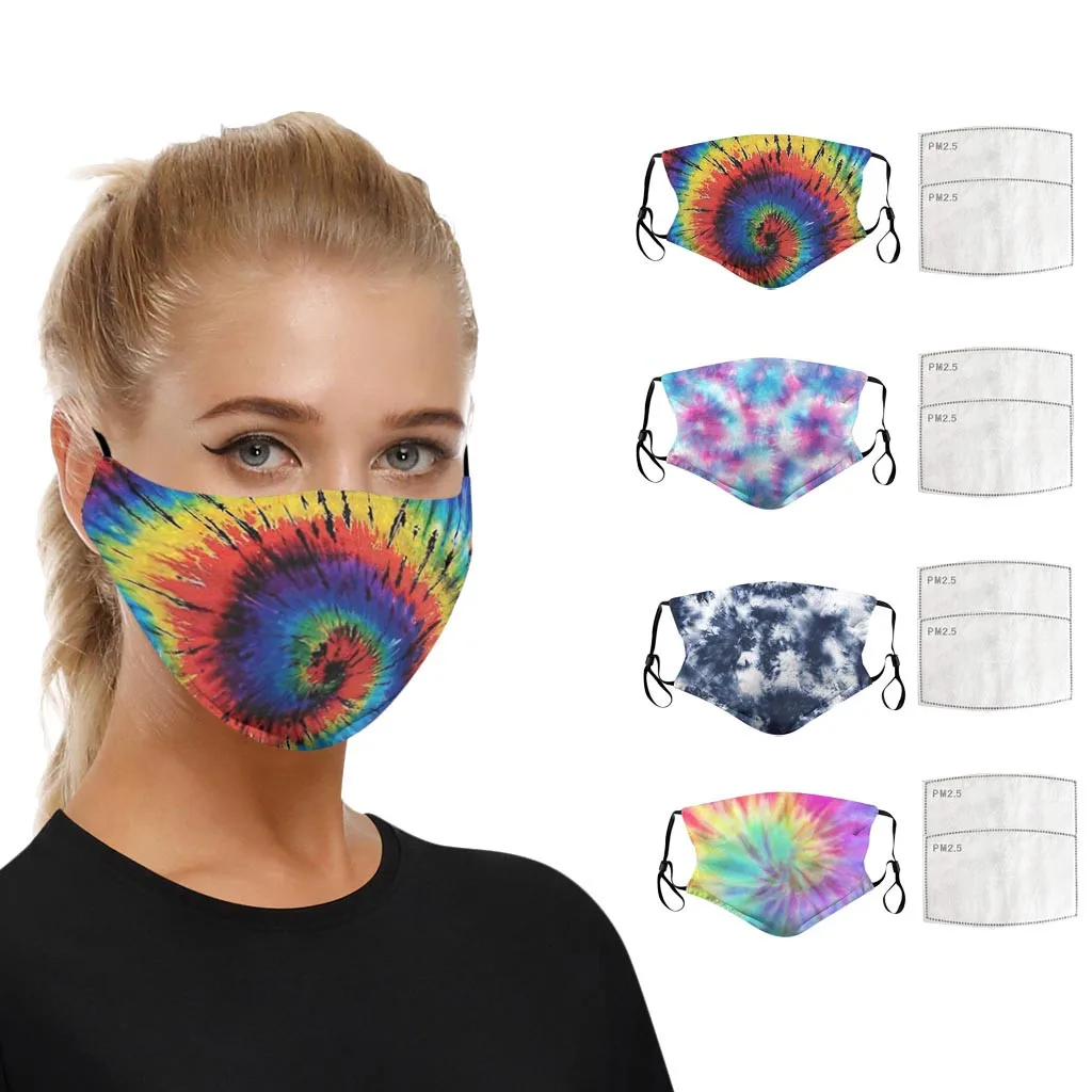 3pc Tie-dye Print Cotton Fabric Face Mask Washable and Reusable Mouth Mask Adults Dustproof Masks mascherina lavabile Filter A50
3pc Tie-dye Print Cotton Fabric Face Mask Washable and Reusable Mouth Mask Adults Dustproof Masks mascherina lavabile Filter A50