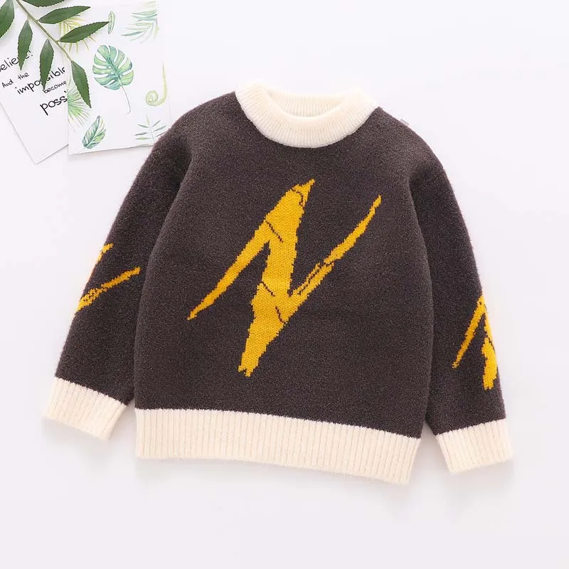 Baby Boy Sweater Autumn Winter New Boys Fashion Mink Down Sweater Kids Korean Pullover Knit Sweater Children's Winter Clothes
Baby Boy Sweater Autumn Winter New Boys Fashion Mink Down Sweater Kids Korean Pullover Knit Sweater Children's Winter Clothes