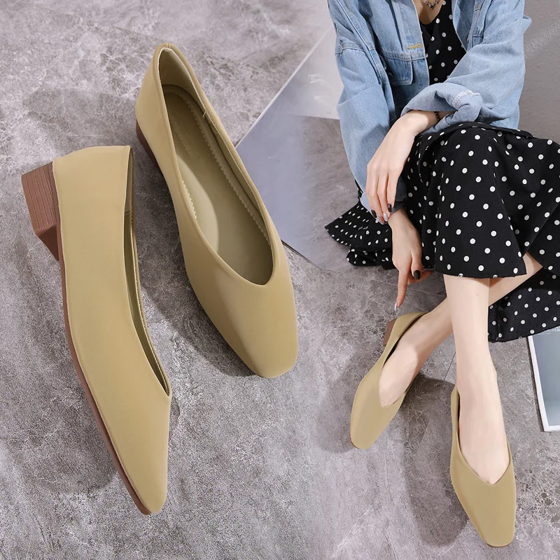 Casual Woman Shoe Female Footwear Shallow Mouth Slip-on Square Toe Elegant Dress Slip On Retro Grandma New Flat Microfiber Rubbe
Casual Woman Shoe Female Footwear Shallow Mouth Slip-on Square Toe Elegant Dress Slip On Retro Grandma New Flat Microfiber Rubbe