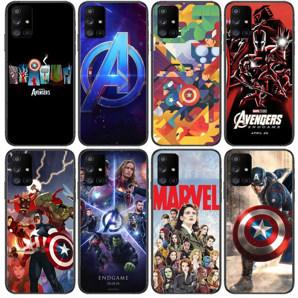 Marvel Phone Case Hull For Samsung Galaxy A50 A51 A20 A71 A70 A40 A30 A31 A80 E 5G S Black Shell Art Cell Cove
Marvel Phone Case Hull For Samsung Galaxy A50 A51 A20 A71 A70 A40 A30 A31 A80 E 5G S Black Shell Art Cell Cove