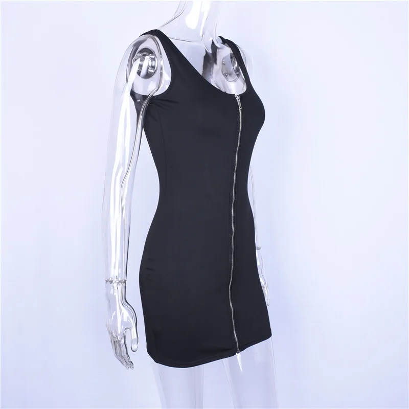 new sleeveless V-neck zipper backless sexy bodycon mini dress 2021 summer women fashion black party clothes
new sleeveless V-neck zipper backless sexy bodycon mini dress 2021 summer women fashion black party clothes