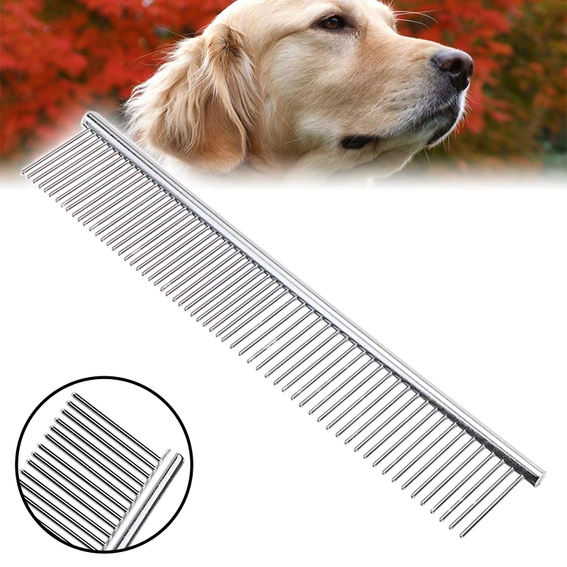 1pc Grooming Comb For Pet Supplies Cat Dog Puppy Long Haired Fur Grooming Metal Comb Beauty Tools
1pc Grooming Comb For Pet Supplies Cat Dog Puppy Long Haired Fur Grooming Metal Comb Beauty Tools