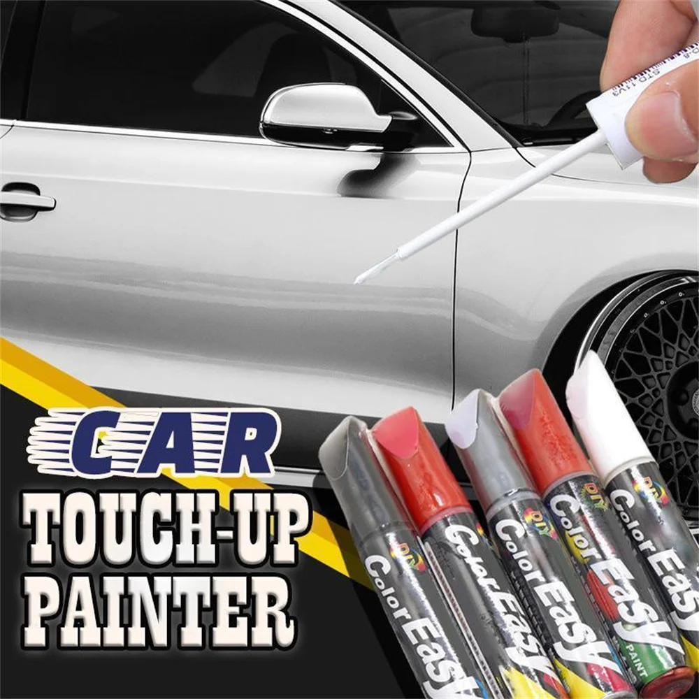 

2Pcs 10ml Car Touch-Up Painter Car Mending Fill Paint Pen Tool Professional Applicator Waterproof Painting Scratch Clear Remover