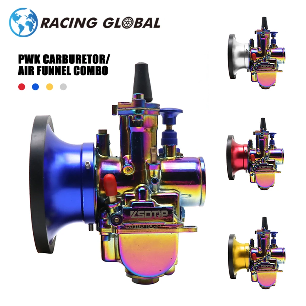 ALCON- Racing PWK Carburetor 21 24 26 28 30mm + Air Filter With Mesh For 2T 4T JOG DIO GY6 ATV Buggy Quad Dirt Bike Moped Race
ALCON- Racing PWK Carburetor 21 24 26 28 30mm + Air Filter With Mesh For 2T 4T JOG DIO GY6 ATV Buggy Quad Dirt Bike Moped Race