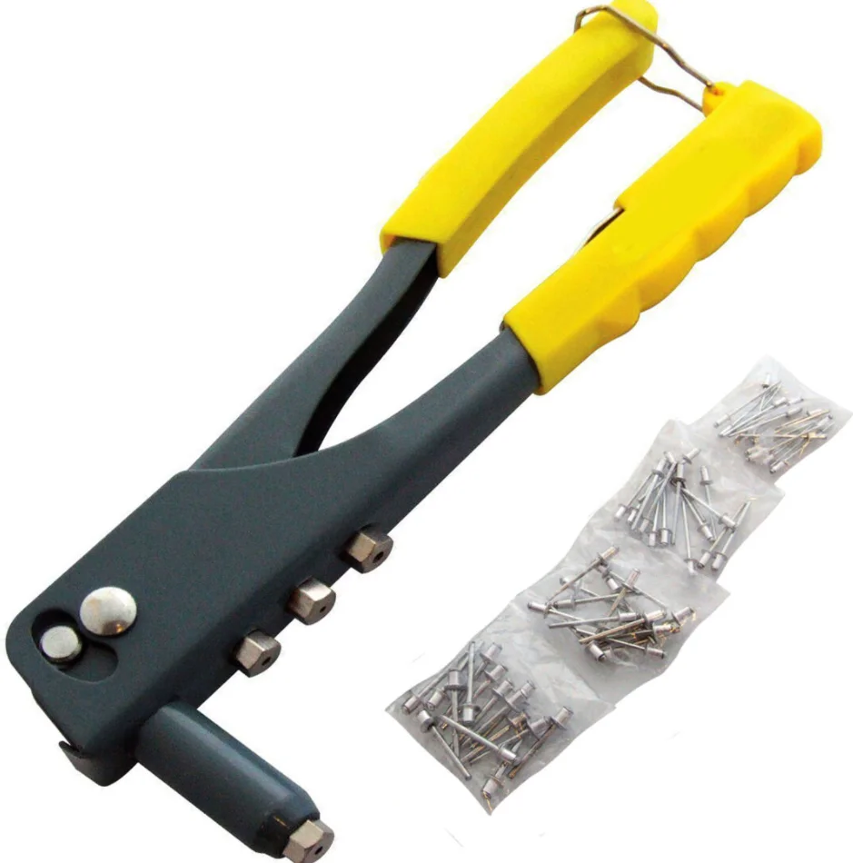 Yellow Rivet Pliers+B2005-60pcs Bagged Aluminum Rivet 2.4/3.2/4.0/4.8mm Combo Set Wire Twisting Tool Wire Cable Cutters
Yellow Rivet Pliers+B2005-60pcs Bagged Aluminum Rivet 2.4/3.2/4.0/4.8mm Combo Set Wire Twisting Tool Wire Cable Cutters