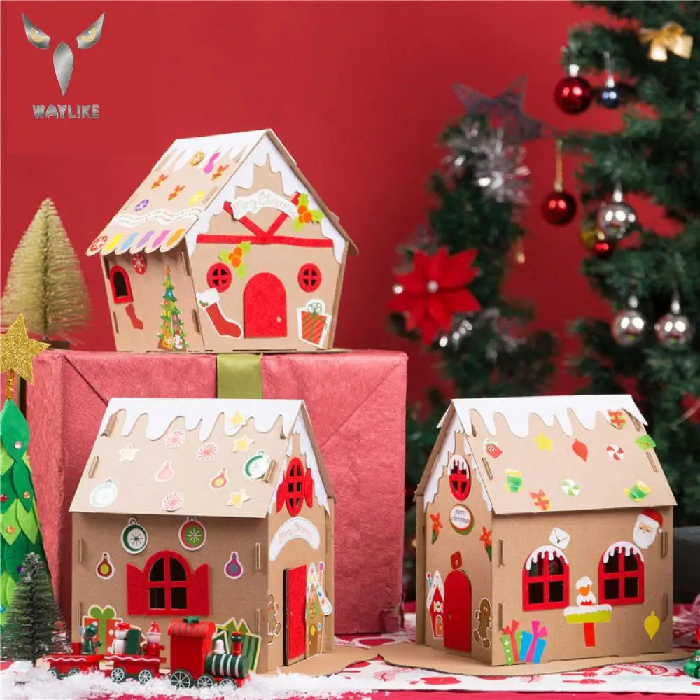 Christmas Children Diy Handmade Decorative Biscuit House Puzzle Props Toy Material Package Kindergarten Stereo
Christmas Children Diy Handmade Decorative Biscuit House Puzzle Props Toy Material Package Kindergarten Stereo