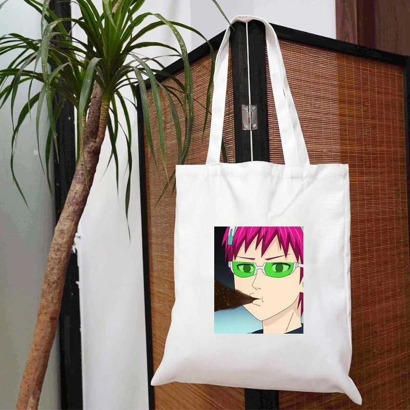 Shopping Bag Sac Tote Bags for Women Canvas Shopper Qi Mu Nanxiong's Disaster Women's Shoppers With Anime Printed Fashion Fabric
Shopping Bag Sac Tote Bags for Women Canvas Shopper Qi Mu Nanxiong's Disaster Women's Shoppers With Anime Printed Fashion Fabric