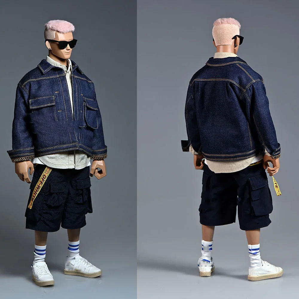 In Stock 1/6 Scale Trend Retro Street Jacket Denim Tooling Shirt Loose Multi-pocket Shorts Pants Cargo Shorts for 12'' Body
In Stock 1/6 Scale Trend Retro Street Jacket Denim Tooling Shirt Loose Multi-pocket Shorts Pants Cargo Shorts for 12'' Body