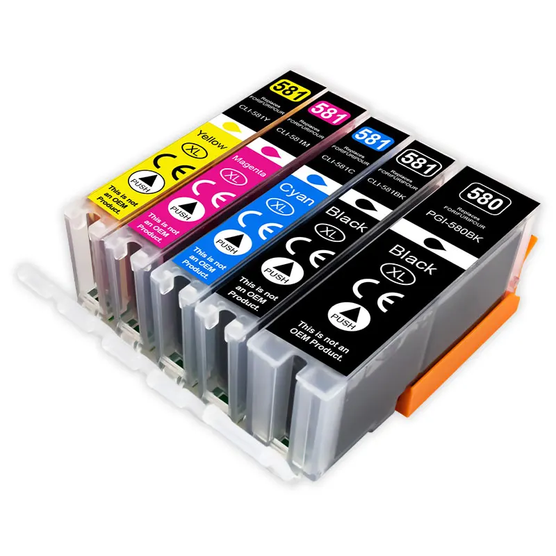 1 Set Compatible for CANON PGI-580 CLI-581 PGI580XXL CLI580XXL Ink Cartridge Pixma TS6150 TS6151 TR7550 TR8550 TS8150 TS8151
1 Set Compatible for CANON PGI-580 CLI-581 PGI580XXL CLI580XXL Ink Cartridge Pixma TS6150 TS6151 TR7550 TR8550 TS8150 TS8151