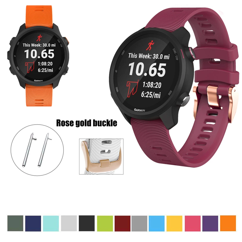 Силиконовый быстросъемный ремешок для часов Garmin Forerunner 245 245M 645 музыка/Vivoactive3 20 мм часы Easyfit ремешок для наручных часов
Силиконовый быстросъемный ремешок для часов Garmin Forerunner 245 245M 645 музыка/Vivoactive3 20 мм часы Easyfit ремешок для наручных часов