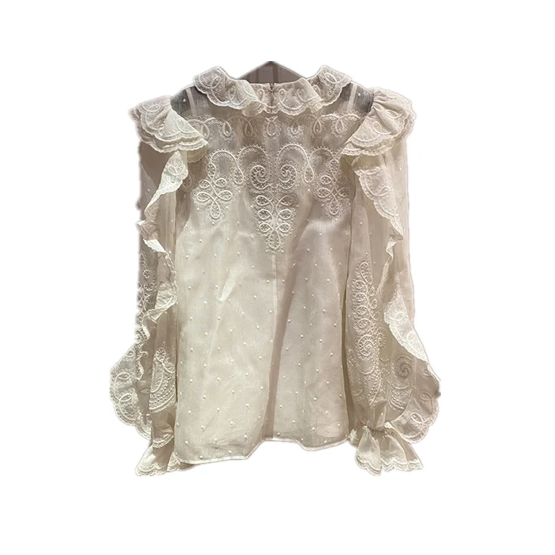 2021 New Autumn White Female Blouse Loose Embroidery Women Shirts Fashion Casual Elegant High Quality Ladies Tops T935
2021 New Autumn White Female Blouse Loose Embroidery Women Shirts Fashion Casual Elegant High Quality Ladies Tops T935