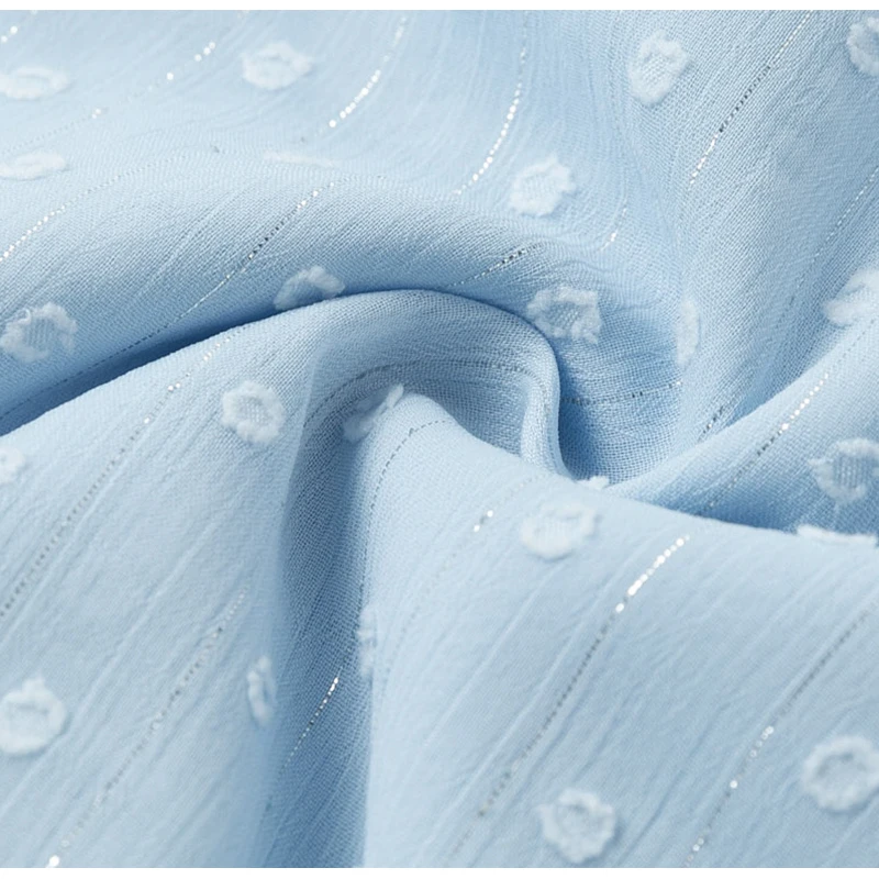 2020 women's summer sexy short chiffon casual pleated belt polka dot blue beach dress
2020 women's summer sexy short chiffon casual pleated belt polka dot blue beach dress
