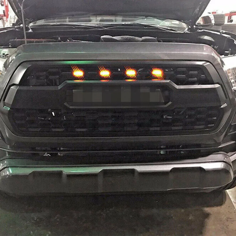 Durable And Practical Quality Grille LED Lights W/ Harness Cable 2 Pairs Front Smoke Lens Tool 3000K Amber Car
Durable And Practical Quality Grille LED Lights W/ Harness Cable 2 Pairs Front Smoke Lens Tool 3000K Amber Car
