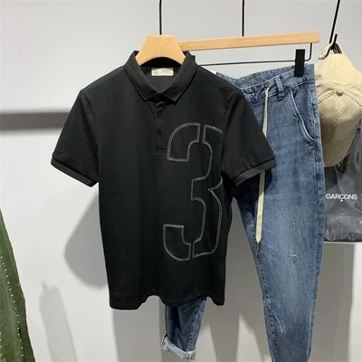 Men's tight-fitting Korean T-shirt summer knitted half-sleeved tight-fitting striped short-sleeved T-shirt
Men's tight-fitting Korean T-shirt summer knitted half-sleeved tight-fitting striped short-sleeved T-shirt