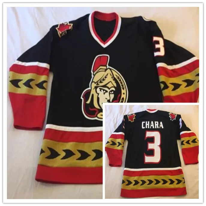 

Ottawa Vintage #3 Zdeno Chara MEN'S Hockey Jersey Embroidery Stitched Customize any number and name