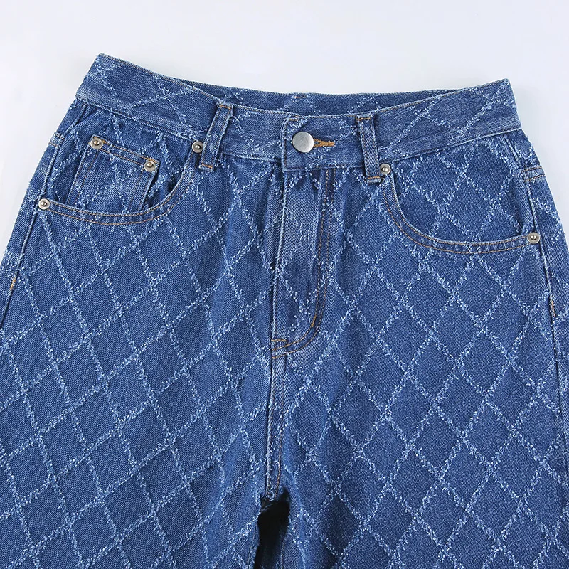 Denim Pants Hip Hop Aesthetic Trousers Chic Ripped Texture Argyle Pattern Vogue Women Jeans 2021 Empire Waist Street
Denim Pants Hip Hop Aesthetic Trousers Chic Ripped Texture Argyle Pattern Vogue Women Jeans 2021 Empire Waist Street