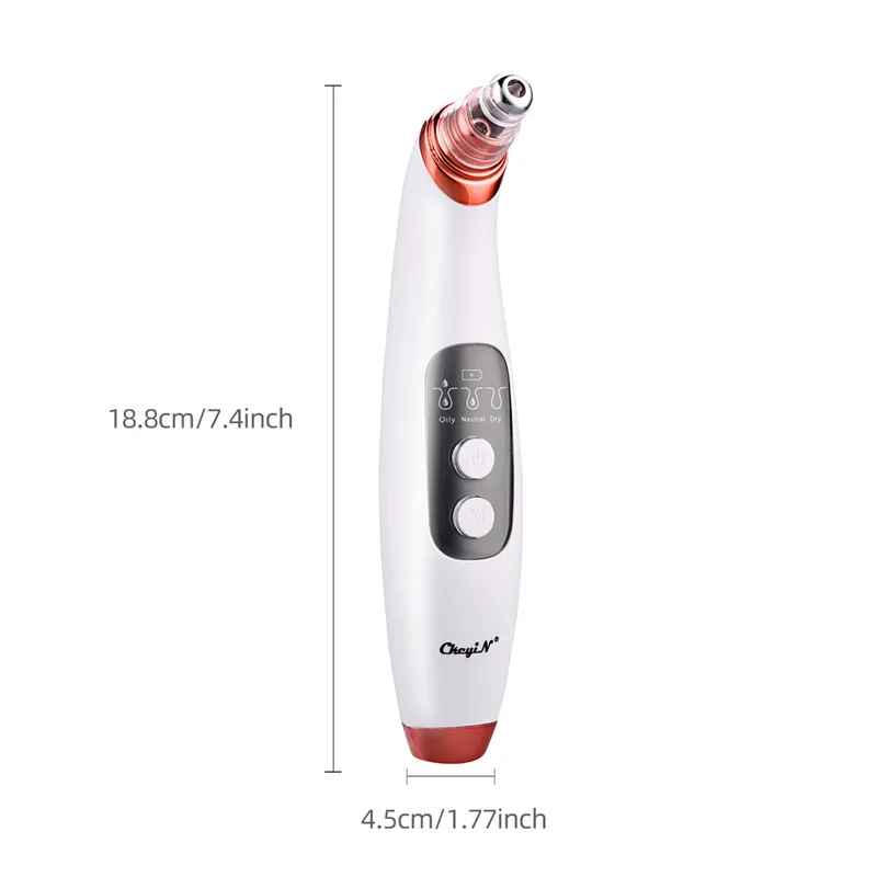 Visual Electric Vacuum Blackhead Remover 20x Magnification WiFi Camera Face Pore Cleaner USB Charge Acne Extractor Pimple Sucker
Visual Electric Vacuum Blackhead Remover 20x Magnification WiFi Camera Face Pore Cleaner USB Charge Acne Extractor Pimple Sucker