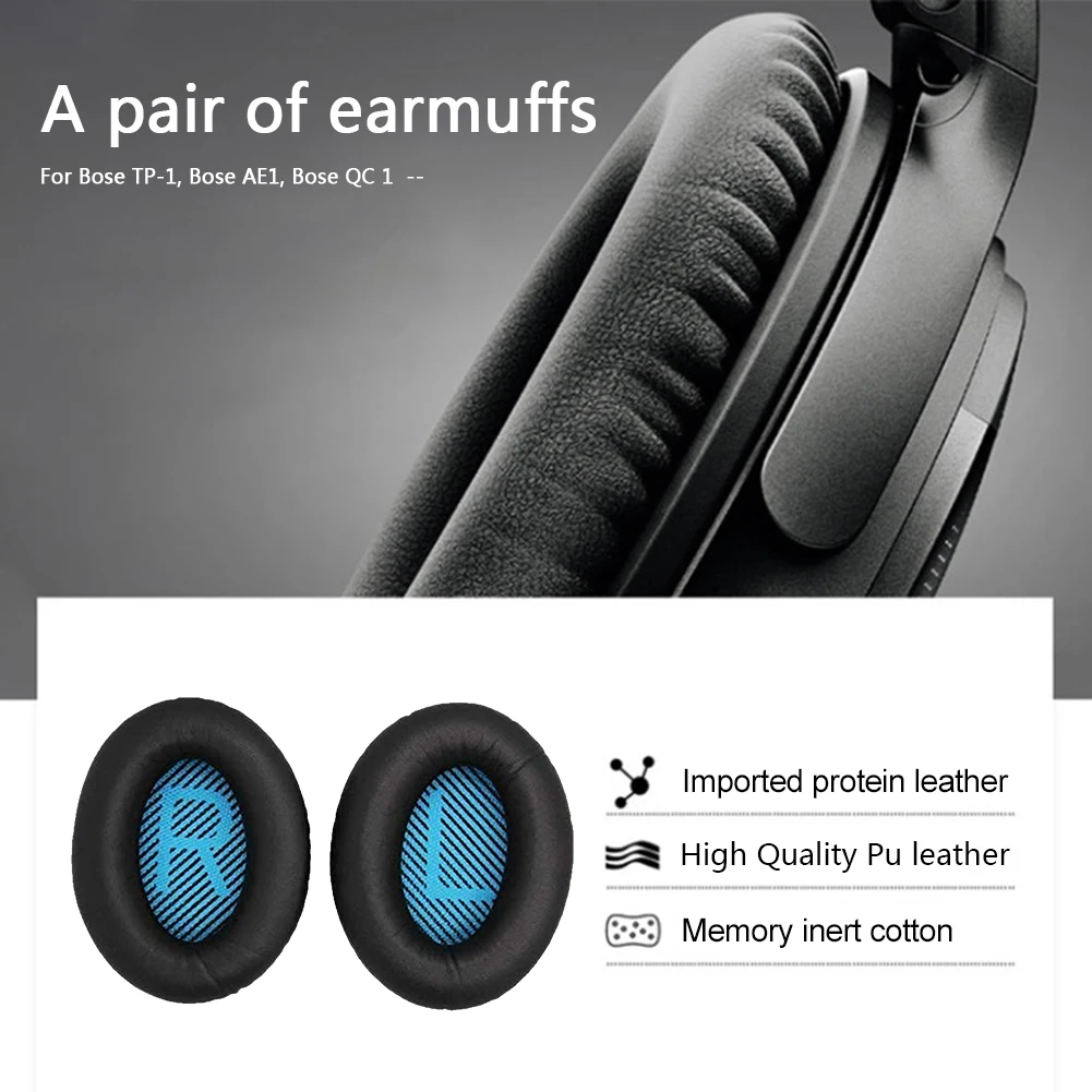 Outdoor Enjoyable Earphones Cushions Ornament Leather Headphone Ear Pads for Bose QuietComfort 15/25/35/Ae2/Ae2i
Outdoor Enjoyable Earphones Cushions Ornament Leather Headphone Ear Pads for Bose QuietComfort 15/25/35/Ae2/Ae2i