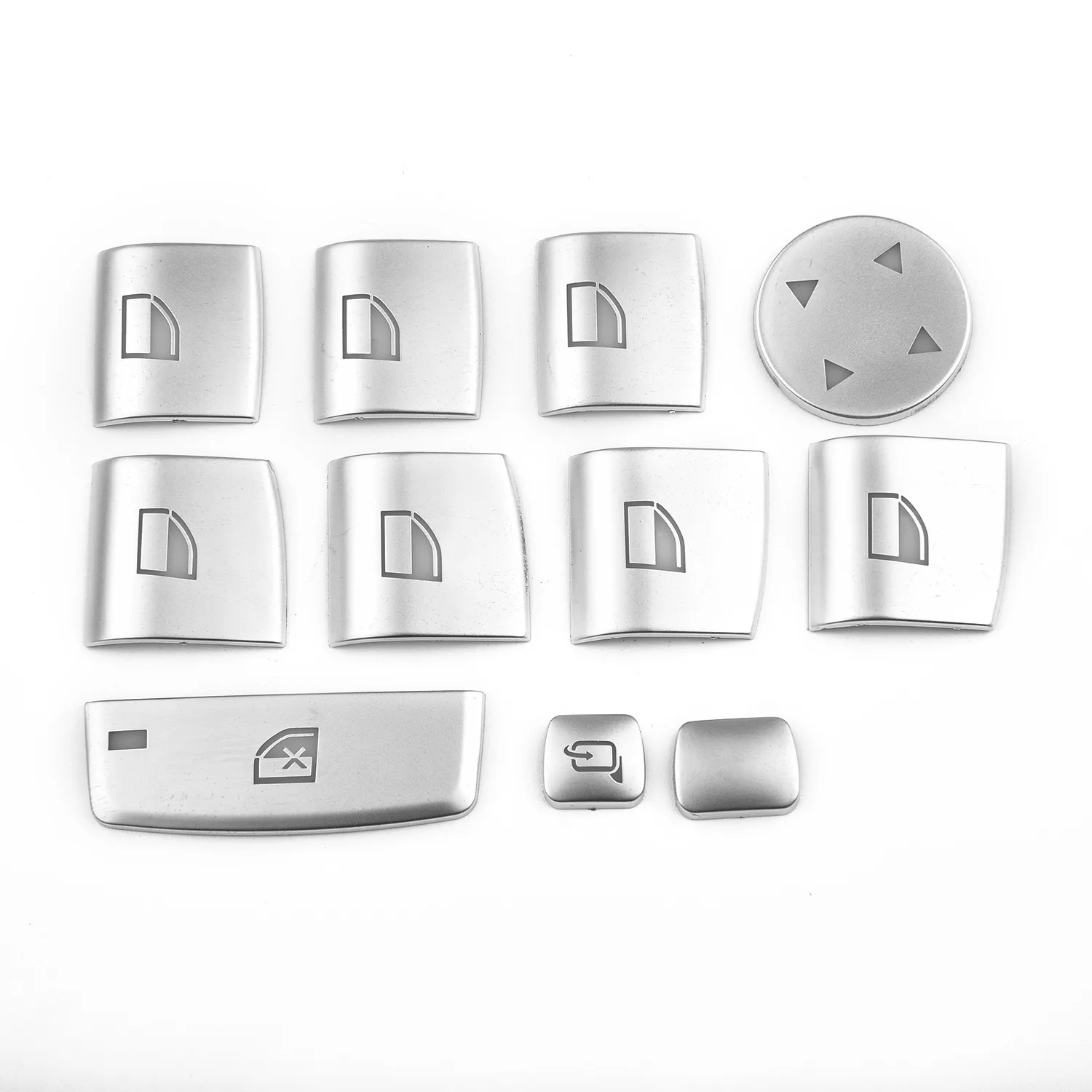 F10 F18 Cover For BMW 5 Series Switch Button Silver Window 13pcs 2011-2017 ABS Chrome Durable
F10 F18 Cover For BMW 5 Series Switch Button Silver Window 13pcs 2011-2017 ABS Chrome Durable