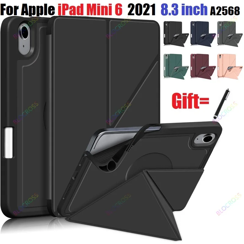С чехлом для планшета iPad Mini 6, 2021 тонкий многофункциональный складной защитный чехол для iPad 8,3 дюйма, чехол-подставка со стилусом
С чехлом для планшета iPad Mini 6, 2021 тонкий многофункциональный складной защитный чехол для iPad 8,3 дюйма, чехол-подставка со стилусом
