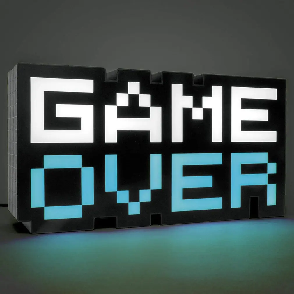 Game Over Lamp Voice Control Sfeer Neon Light Acryl Game Pictogram Licht Dimbare Commercile Verlichting Club Wanddecoratie
Game Over Lamp Voice Control Sfeer Neon Light Acryl Game Pictogram Licht Dimbare Commercile Verlichting Club Wanddecoratie
