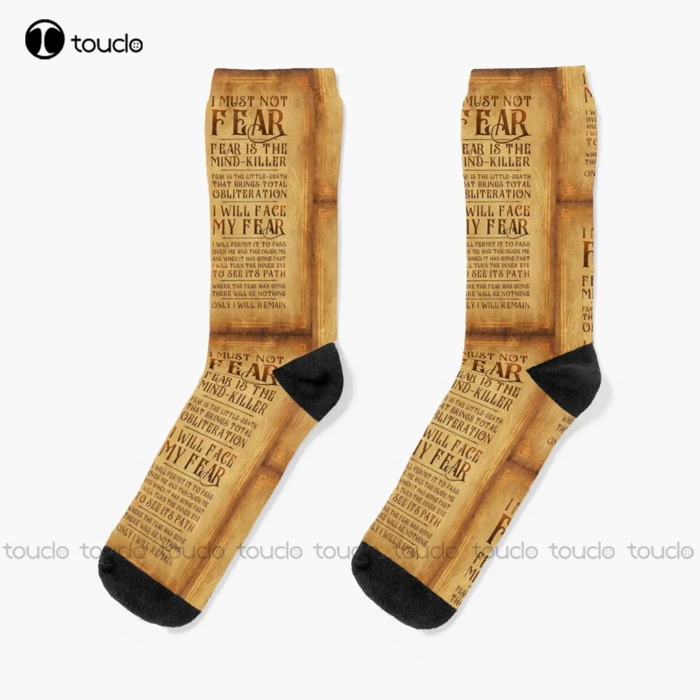 Litany Against Fear Socks Christmas Socks Personalized Custom Unisex Adult Teen Youth Socks 360° Digital Print Christmas Gift
Litany Against Fear Socks Christmas Socks Personalized Custom Unisex Adult Teen Youth Socks 360° Digital Print Christmas Gift