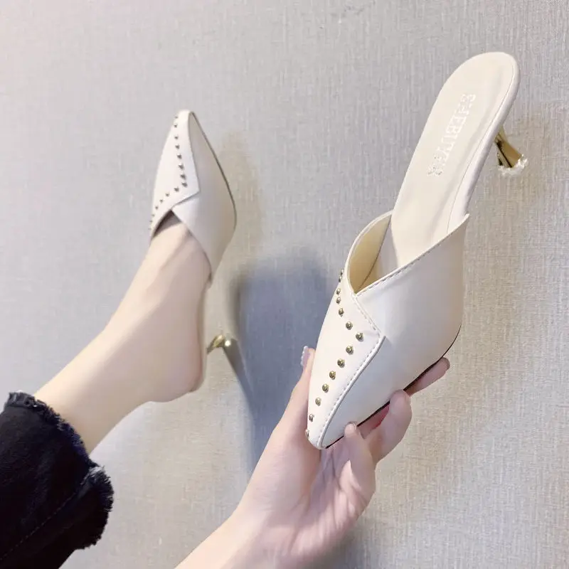 Sandals Women's Spring Summer 2021 New Korean Style Small Fresh Girl Pointed Toe Stiletto High-heeled Sandals Women's Sandals
Sandals Women's Spring Summer 2021 New Korean Style Small Fresh Girl Pointed Toe Stiletto High-heeled Sandals Women's Sandals