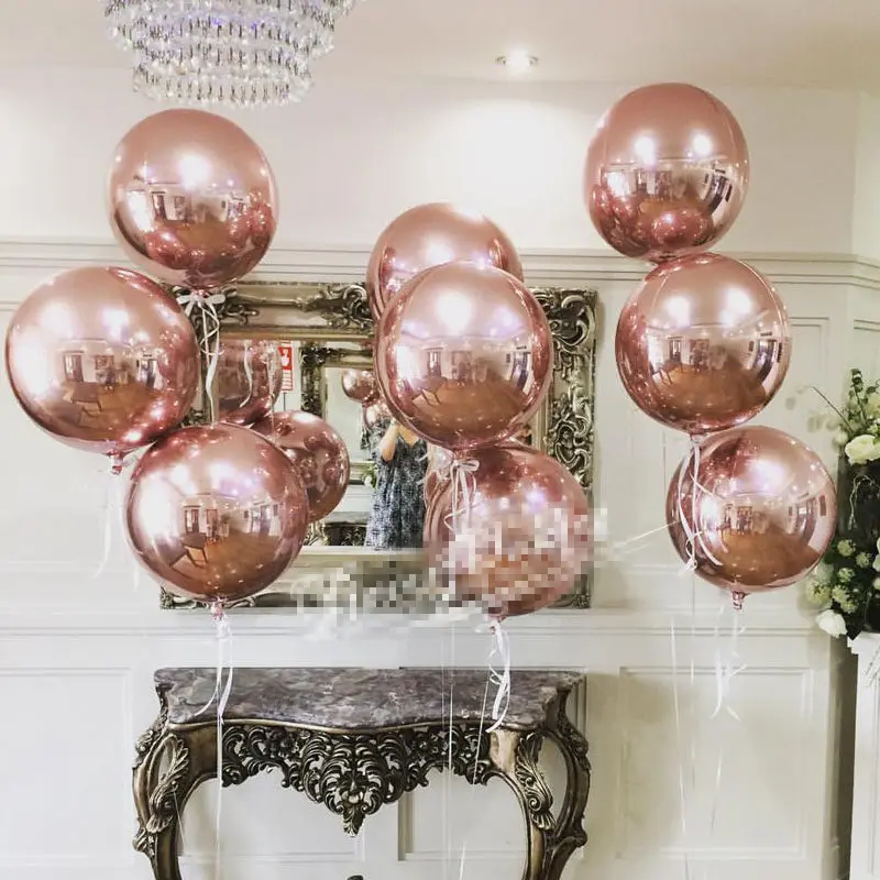 2Pcs Rose Gold 4D Foil Balloon 10/18/22Inch Helium Globos Rainbow Metallic Balloons Birthday Party Decor Wedding Baby Shower Toy
2Pcs Rose Gold 4D Foil Balloon 10/18/22Inch Helium Globos Rainbow Metallic Balloons Birthday Party Decor Wedding Baby Shower Toy