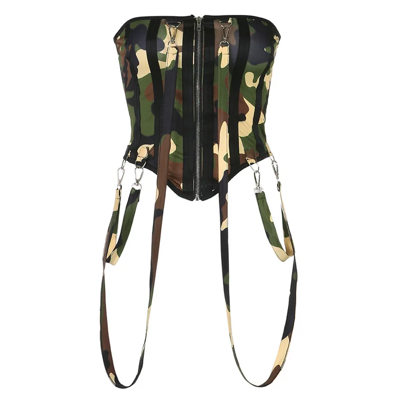 Donsignet Women's Jumpsuits Spring/Autumn New Camouflage Print Stitching Metal Buckle Waist Seal Hollow Out Jumpsuit Sets Woman
Donsignet Women's Jumpsuits Spring/Autumn New Camouflage Print Stitching Metal Buckle Waist Seal Hollow Out Jumpsuit Sets Woman