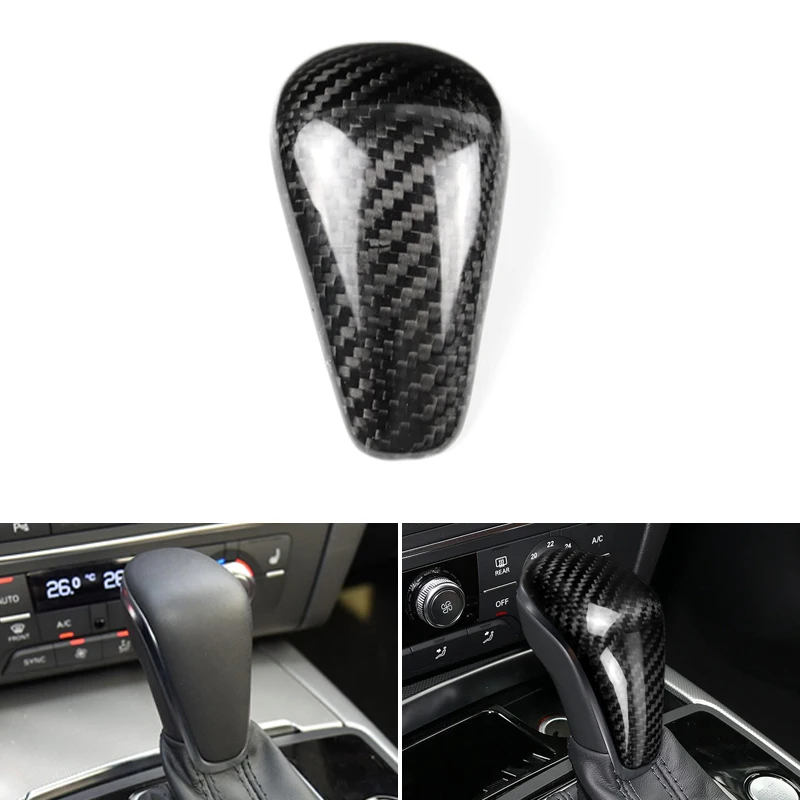 Car Styling Carbon Fiber Gear Shift Knob Head Cover Trim For Audi A6L 2005 - 2011 / A7 2006 2007 2008 2009 2010 2012 only LHD
Car Styling Carbon Fiber Gear Shift Knob Head Cover Trim For Audi A6L 2005 - 2011 / A7 2006 2007 2008 2009 2010 2012 only LHD