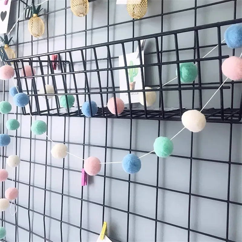 3.4Meter Colorful Pompom Pendant Garland Ins Nordic Style Wool Felt Ball String DIY Handmade Nursery Children Room Party Decor
3.4Meter Colorful Pompom Pendant Garland Ins Nordic Style Wool Felt Ball String DIY Handmade Nursery Children Room Party Decor