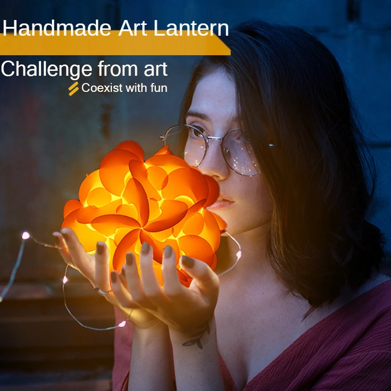 DIY Handmade Lantern Art Production Portable Lantern Led Light Lantern Colorful Children's Toy Gift Night Light Table Lamp
DIY Handmade Lantern Art Production Portable Lantern Led Light Lantern Colorful Children's Toy Gift Night Light Table Lamp
