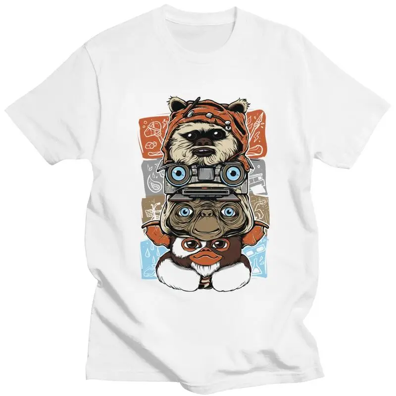 80S Kawaii T Shirts Men Christmas Horror Movie Print Short Sleeve Shirt Gremlins Gizmo Monster Gremlin Cotton
80S Kawaii T Shirts Men Christmas Horror Movie Print Short Sleeve Shirt Gremlins Gizmo Monster Gremlin Cotton