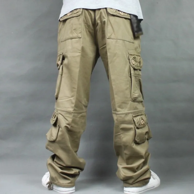 Cargo Casual Mens Pant Baggy Trousers Male Military Tactical Pants With Multi Pockets Thick Warm Loose Fit Plus Size 
Cargo Casual Mens Pant Baggy Trousers Male Military Tactical Pants With Multi Pockets Thick Warm Loose Fit Plus Size
